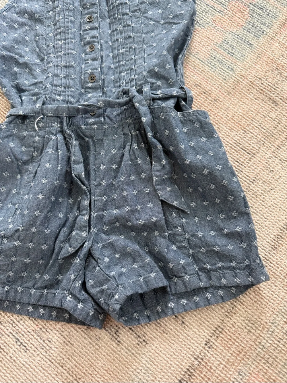 Gap Kids Chambray Romper Size Small 6/7